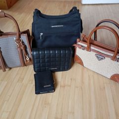 selection of handbags