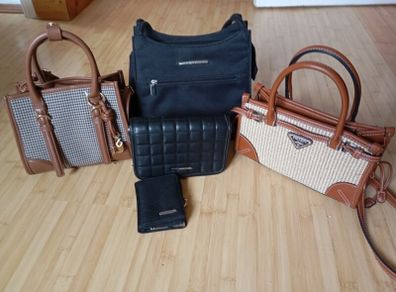 selection of handbags