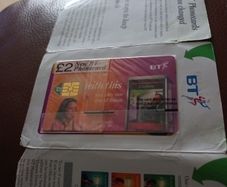 BT Phonecard 1996 "Girl On The Phone" In Original  Packaging  - New.