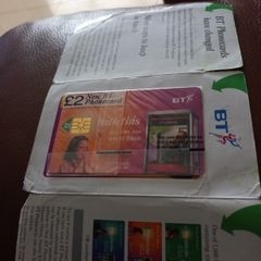 BT Phonecard 1996 "Girl On The Phone" In Original  Packaging  - New.