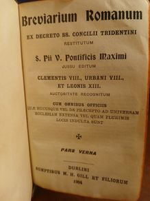 Breivarium Romanum 1904