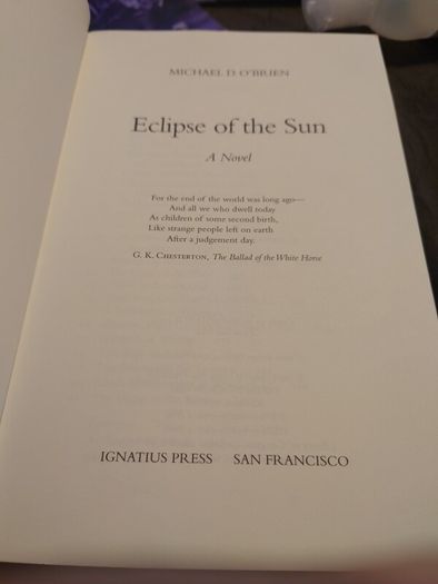 Book lot from Michael D. O'Brien.