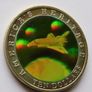 Space Shuttle Hologram 10 Dollars coin 2002 Image 2