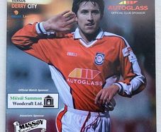 2000 St. Patrick's Athletics v Derry City - League of Ireland Premier Division Programme