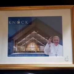 Pope Francis Knock Shrine Picture