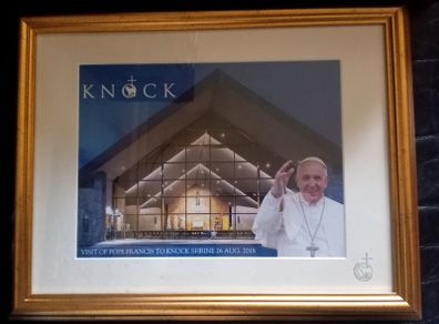 Pope Francis Knock Shrine Picture