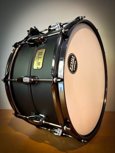 Tama S.L.P Big Black Steel snare drum 14x8 - LST148