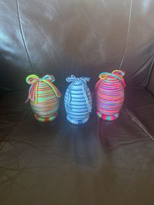 Handmade crochet eater eggs decoration