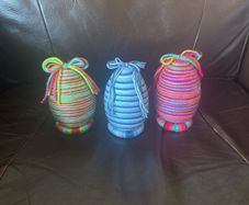Handmade crochet eater eggs decoration