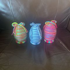 Handmade crochet eater eggs decoration