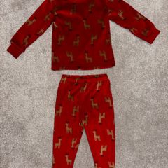 Christmas Fleece Pyjamas - Dunnes Stores - Size 2-3 Years