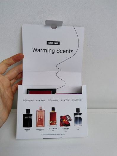 BNIP Set Of Mixed Female Eau De Perfume Miniature Samples Eves Sant Laurent, Lancome