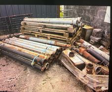 Cast Iron Eves,  down pipes and hoppers