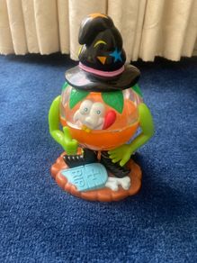 Vintage Halloween Themed Jelly Bean Dispenser.