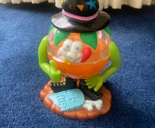 Vintage Halloween Themed Jelly Bean Dispenser.