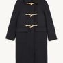 Women coat longline collared Duffle coat from M&S Image 2