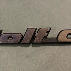 VW Golf CL car badge