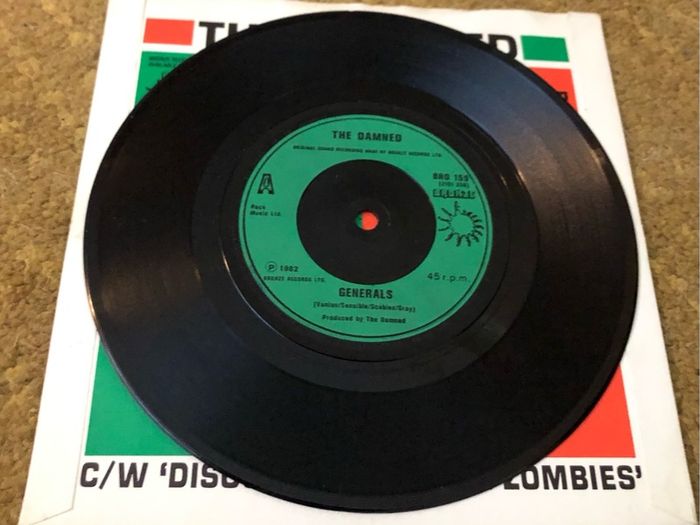 The Damned - Generals (1982) 7"