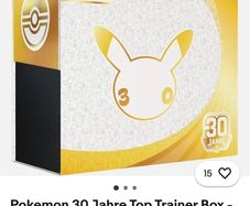 Pokemon 30 Jahre Top Trainer Box - NEU & OVP DEUTSCH - 30th Celebration Set