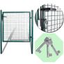 Single Door Fence Gate Powder-Coated Steel Image 7