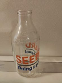 1980s Unigate Milk Bottle - Seeboard