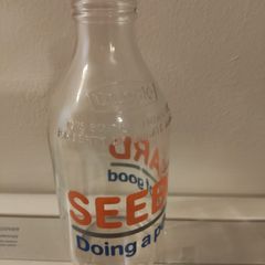 1980s Unigate Milk Bottle - Seeboard