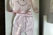 RIVER ISLAND pink tracksuit 12-18 months