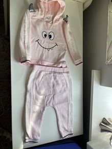 RIVER ISLAND pink tracksuit 12-18 months