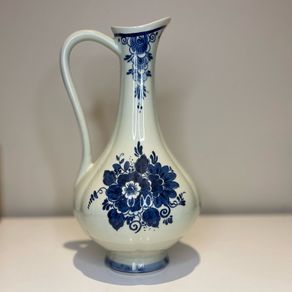 Vintage Distel Delft Blue Handpainted Pitcher