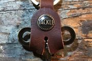 Tackle Leather Drum Key Case - Mahogany
