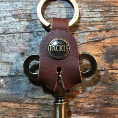 Tackle Leather Drum Key Case - Mahogany