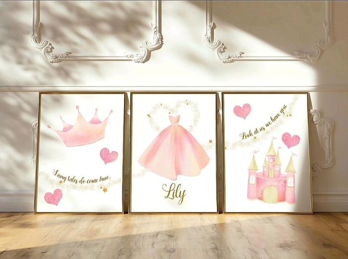 Personalised Girls Wall Art