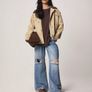 Missguided @ Shein Brown Oversized Long Sleeved  Sweatshirt Size Large UK 14 Image 5
