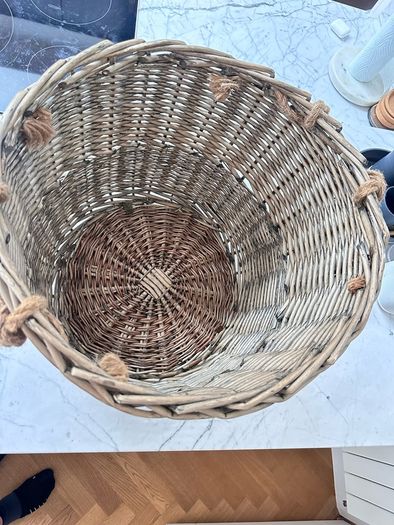 wicker storage basket