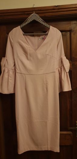 V by Very Blush Pink Midi Dress size 10