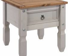Corona 1 Drawer Lamp Table Nationwide Delivery