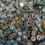 Mixed Random Imperfect Decorative Rhinestone, Pearl & Metal Craft Buttons Image 2