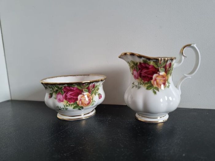 Royal Albert "Old Country Roses" Small Sugar Bowl and Cream Jug