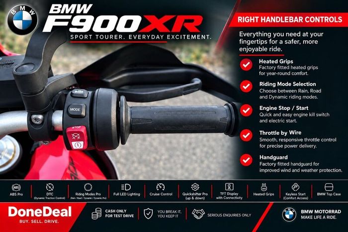 2022  F 900 XR  Fully Loaded  Full BMW History