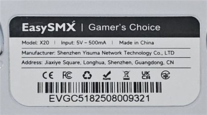 EasySMX X20 Controller