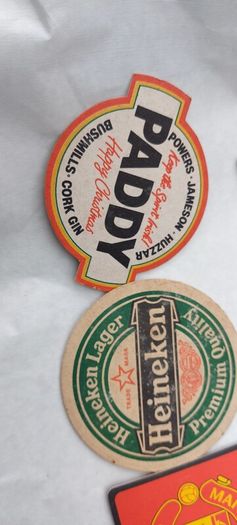 20 x vintage beer mats ,nice collection,,see pictures for condition ,sold as seen ,price includes post to anywhere in Ireland thank you, Job lot
