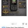JCB Tradesman 3 Smart Feature Rugged Waterproof 4g Mobile Sim-Free Dual-Sim Phone With Whatsapp - Black Image 6
