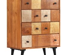 Chest of Drawers 60x30x75 cm Solid Acacia Wood