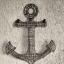 Nautical anchor metal wall decor Image 3
