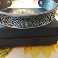 Magnetic Health Bangle(Tree of life engraved)