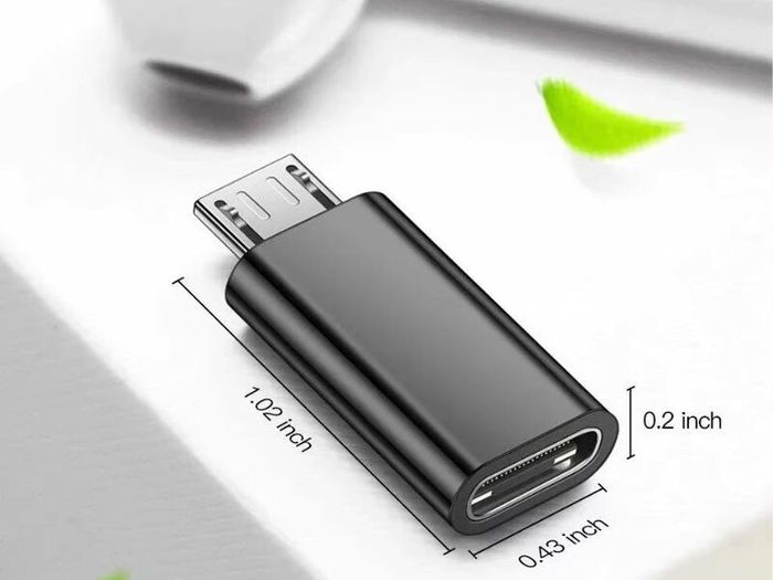 Micro USB Male to USB Type-C Female Adapter