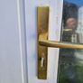 French doors, matching pair of munster joinery double glazed PVC doors, In good condition, no cracks or damage,  will clean up a treat, comes Locks and keys - Dimensions 1800x2100 Image 3