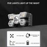 Rechargeable Headlamp Powerful LED Camping Light Waterproof Image 2