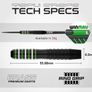 PDC Tournament Dart Board, Ultra-Thin Wire System, High-Density Sisal | Available as Board Set or Cabinet Set with Steel Tip Darts Image 3