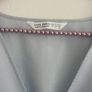 blouse zara size large blue frilled with wrap effect Image 5